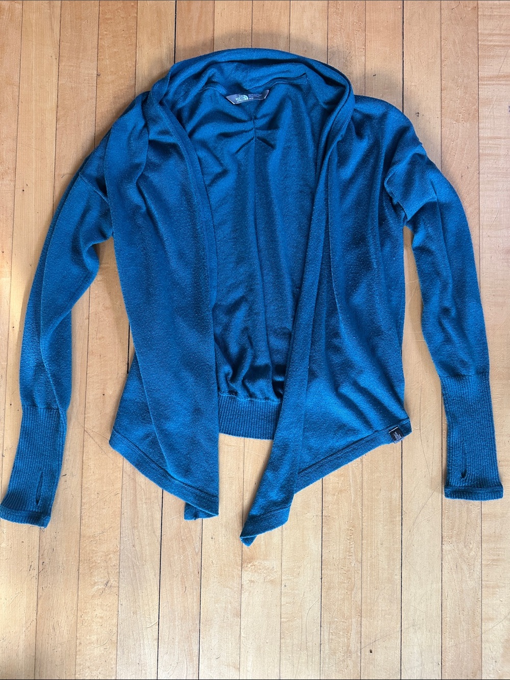North Face Open-Front Draped Women's Sweater Cardigan
